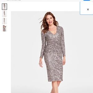 Elegant Sequin Evening Dress